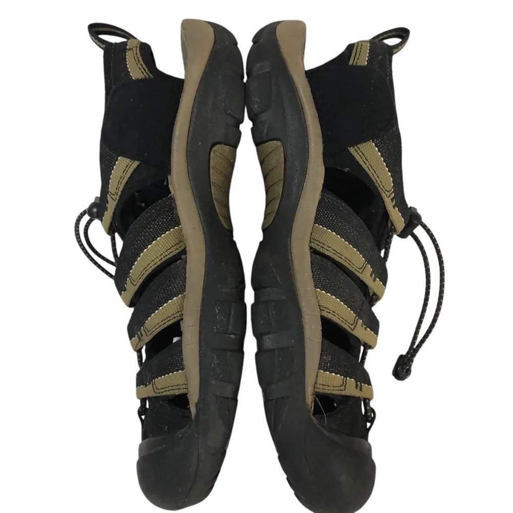 Keen Newport H2 Sport Sandals Water Shoes Black/Olive Green US 8.5 EU 41 - Picture 8 of 11